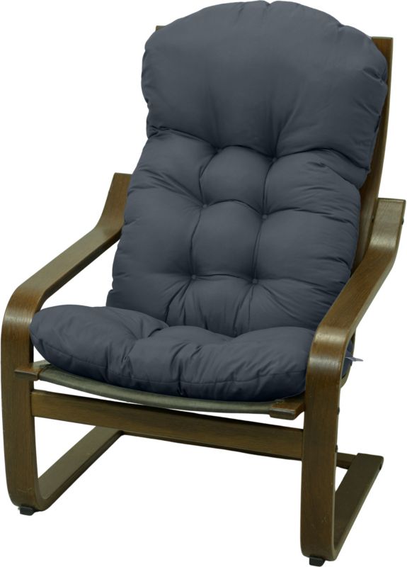 Poduszka na fotel drewniany AMPO gruba ciemny szary Ikea Poang 1 szt.