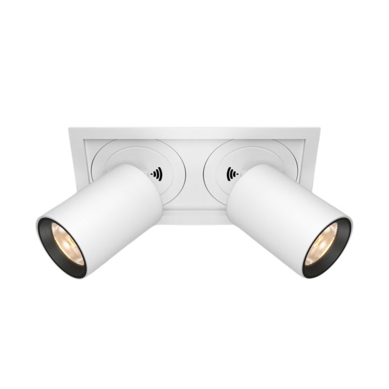 Oprawa sufitowa wpuszczana Maytoni Hidden biała LED 20W 3000K 1450lm ruchoma IP20 wym: 9,7 x 16,8 x 8,8 cm prostokątna - 1 szt.