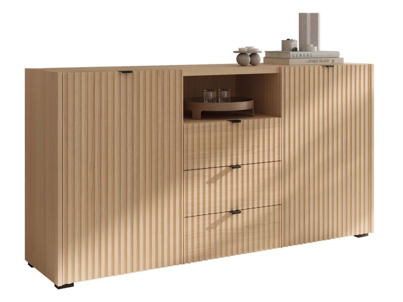 Komoda z szufladami MIRJAN 24 Cyliza dąb vicenza bielona 1 szt.