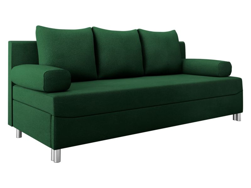 Kanapa rozkładana MIRJAN 24 Dover plusz butelkowa zieleń 1 szt.