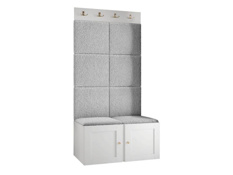 Zestaw MIRJAN 24 Orion Ramiro IV biały + szara bukla 1 kpl.