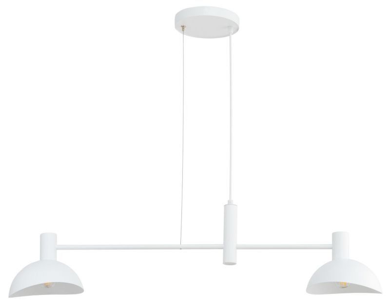 Lampa wisząca Sigma Lighting Artis 2137 biała dekoracyjna 2xE14 x 1 szt.