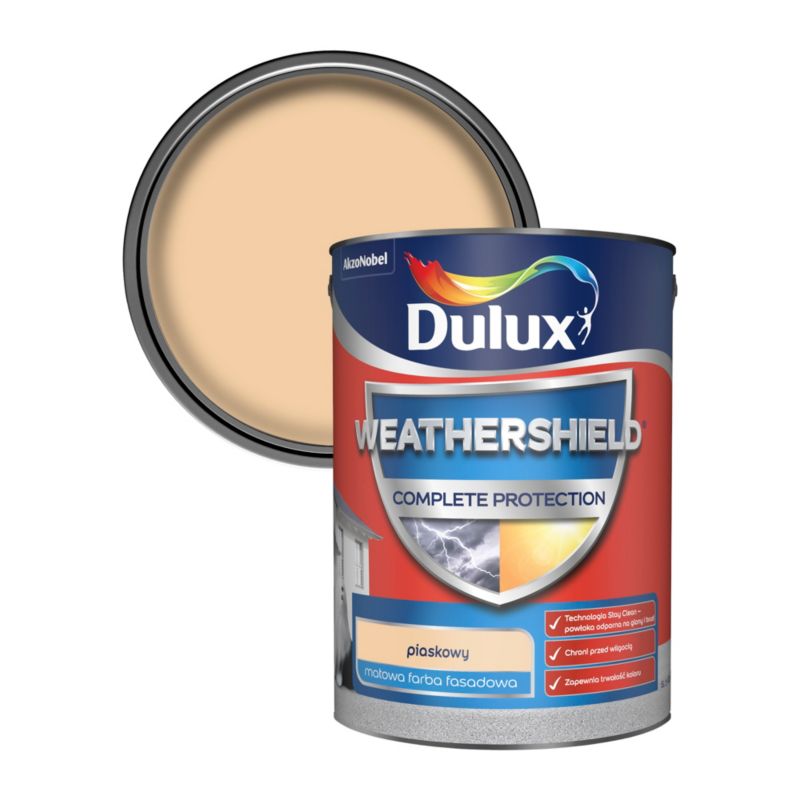 Farba elewacyjna Dulux Complete piaskowy 5 l