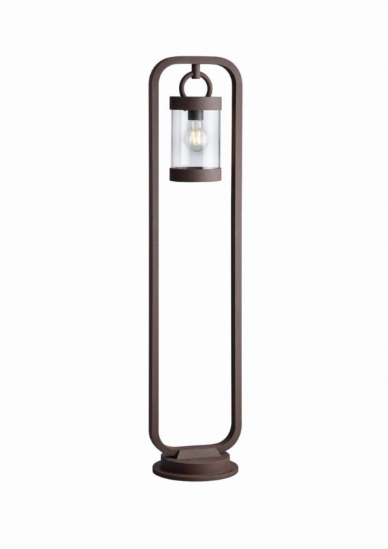 Lampa ogrodowa stojąca Trio Sambesi miedziano-biała czujnik 1 x E27 x IP44 wym: 100 x 23 x 21 cm - 1 szt.