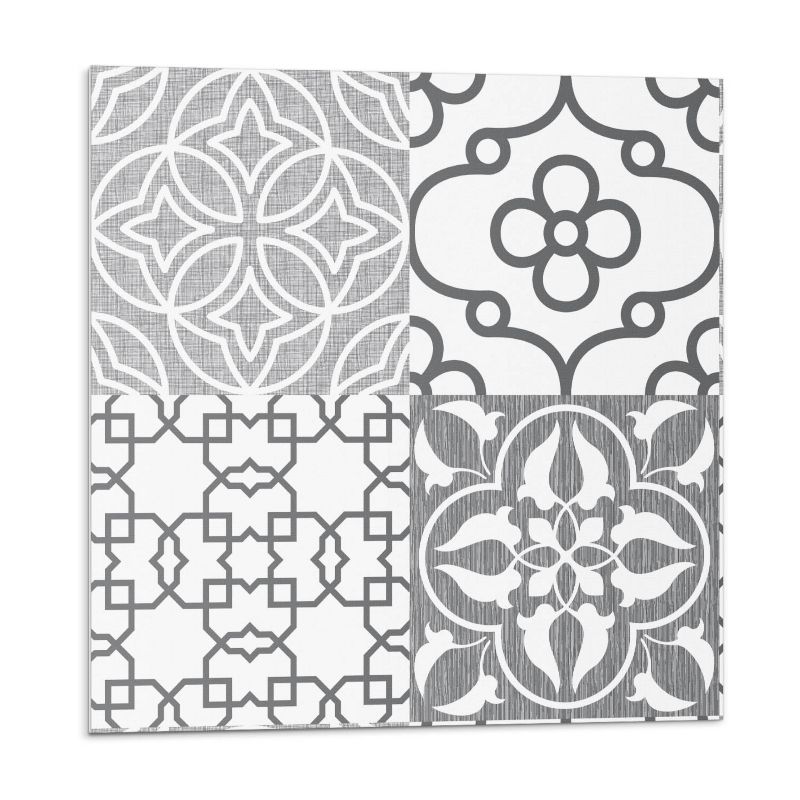 Kafelki samoprzylepne Wallfluent 50x50 cm Motyw geometryczny w zestawieniu 4 szt.