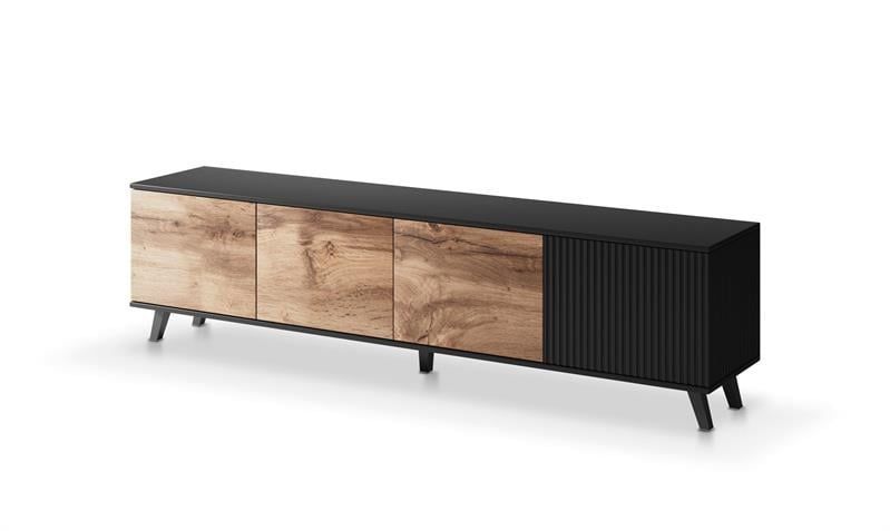 Szafka Halmar RTV RANDOM 3 200 dąb/czarna 1 szt