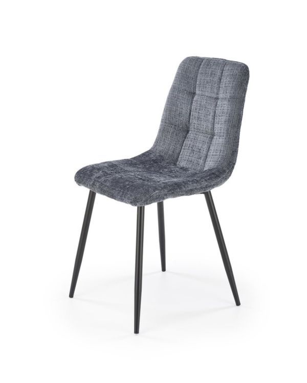 Krzesło Halmar tapicerowane K547 szare 1 szt