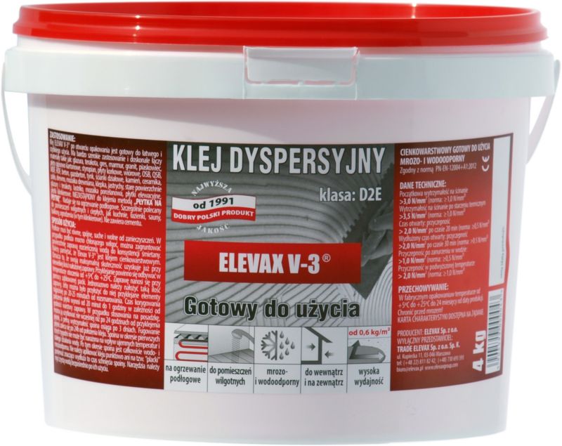 Klej dyspersyjny Elevax V-3 1,5 kg