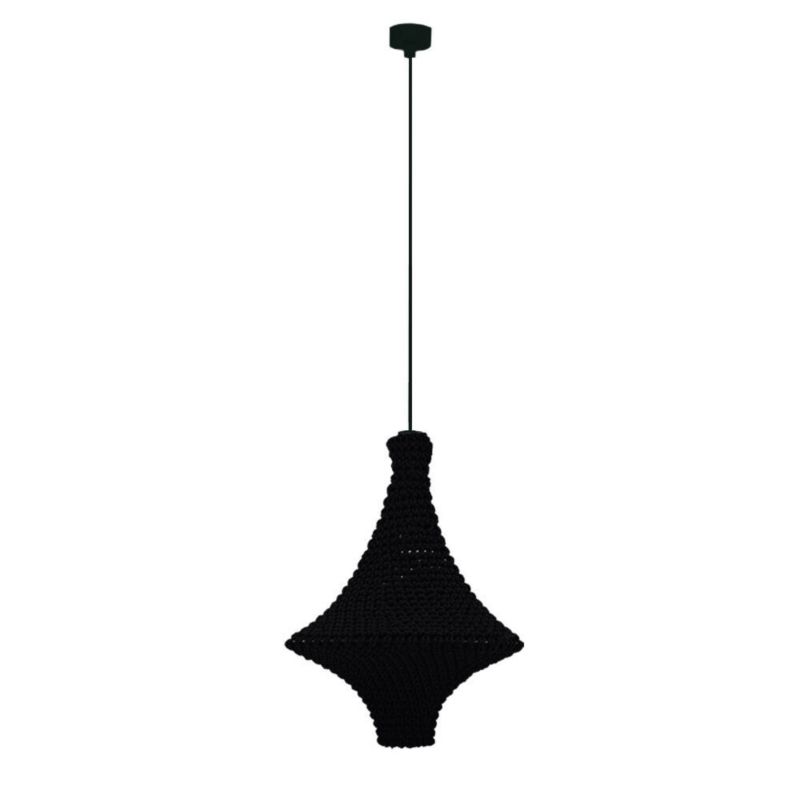 Lampa wisząca Shilo Alda czarna wym: 190 x 30 x 30 cm 1xE27 x 20W 1 szt.