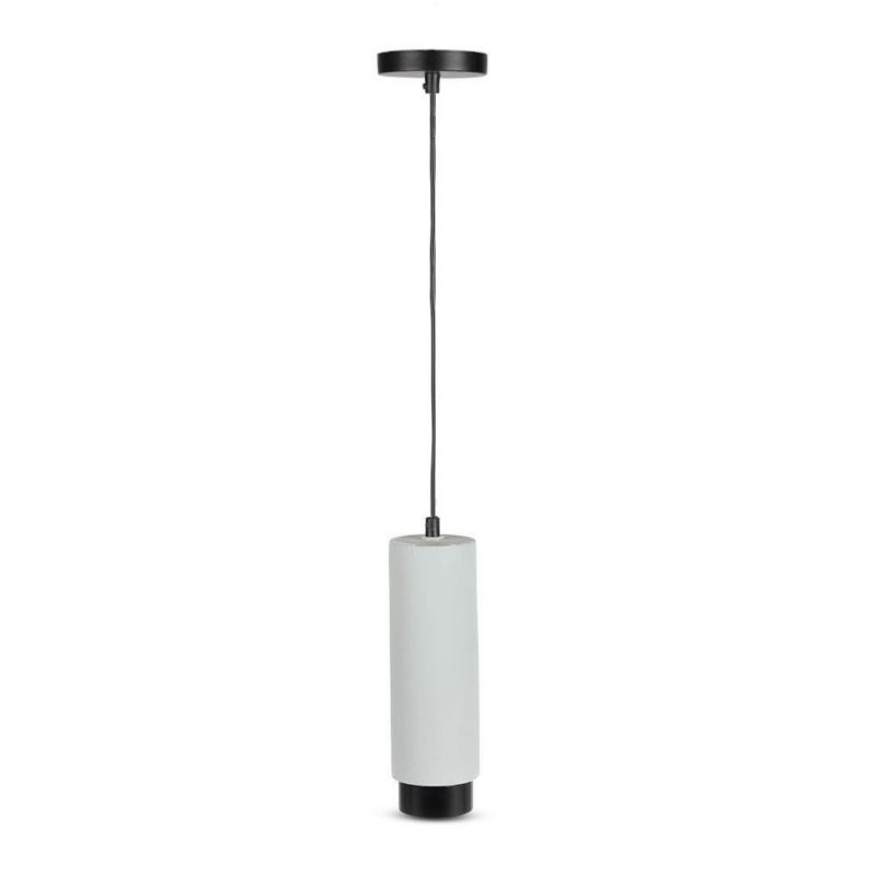 Lampa wisząca V-TAC Vt-864 biała wym: 120 x 25 x 25 cm 1xGU10 x ceramika / gips 1 szt.