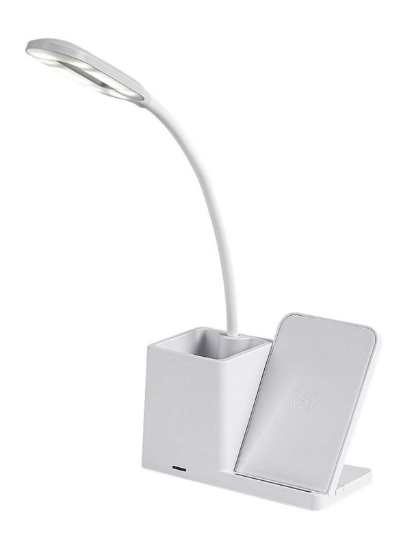 Lampka biurkowa Rabalux Cerie biała LED 4W 3000K-6500K 200lm IP20 wym: 30.5 x 15 x 8 cm tworzywo sztuczne - 1 szt.