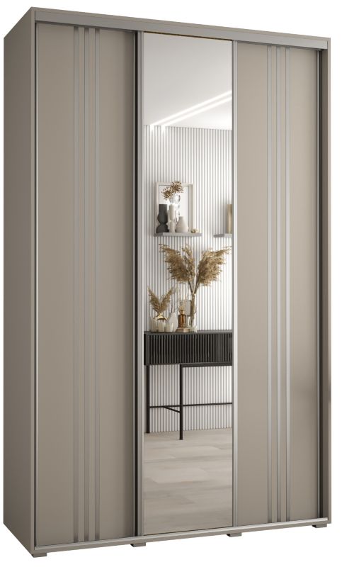 Szafa przesuwna Abiks 60 wysoka Dakota 7 150 kaszmir+kaszmir+srebr 1 szt