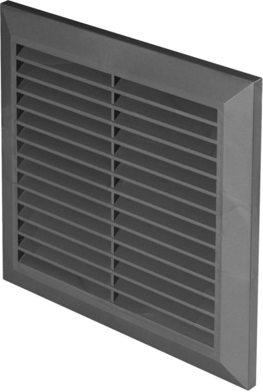 Kratka wentylacyjna Awenta Classic 20x20cm szara siatka ochrona owady tworzywo sztuczne 1 szt.