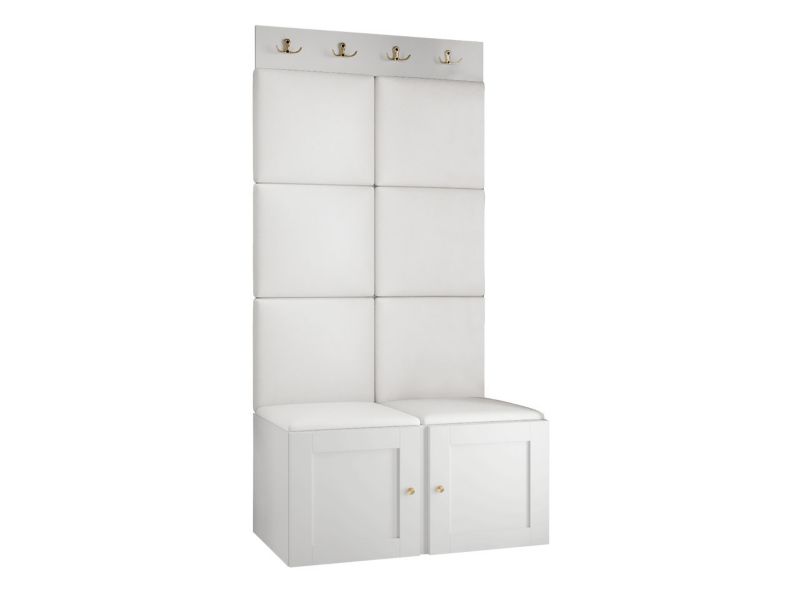 Zestaw MIRJAN 24 Orion Ramiro IV biały + biała ekoskóra 1 kpl.