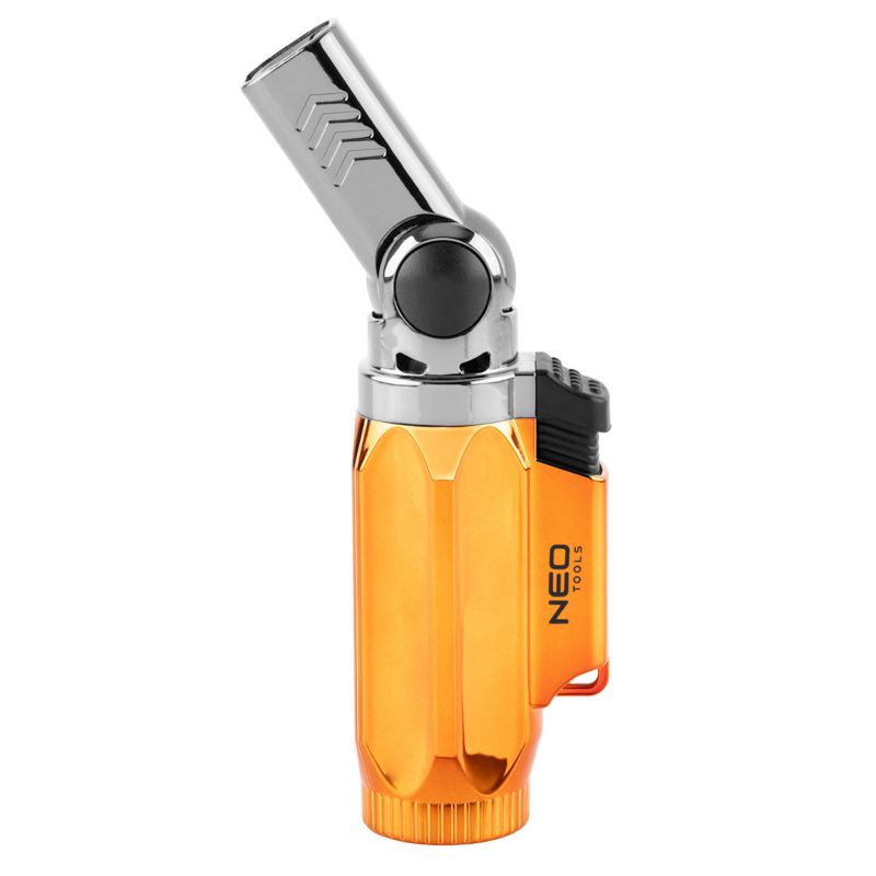 Mikropalnik gazowy NEO TOOLS z zapłonem piezo, 360st., regulacja płomienia, pojemność 3g 1 szt