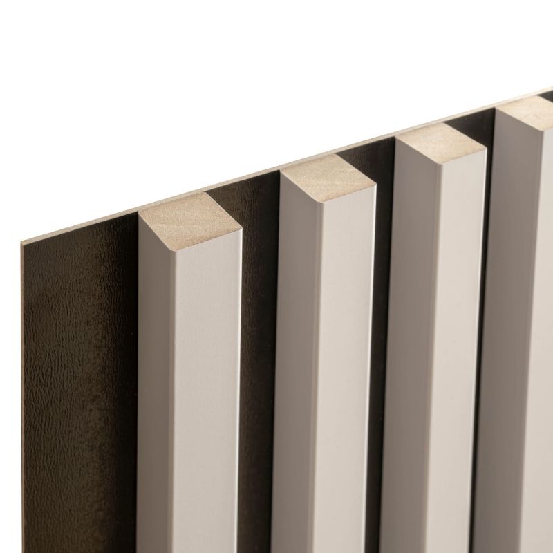 Lamele ścienne BD art. pionowe poziome 275x24 na płyta HDF kaszmir beż czarne 5 elementów 1 szt.