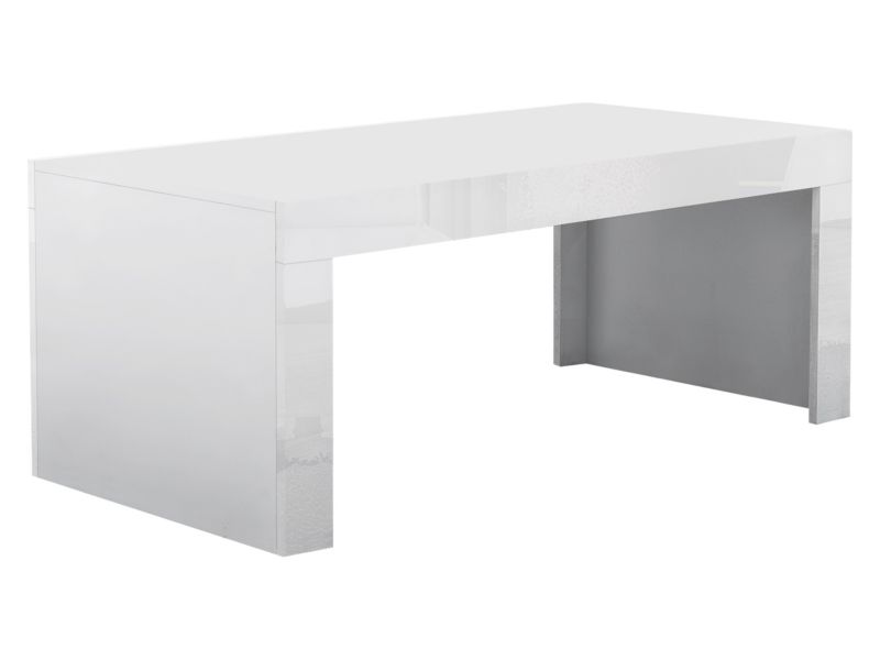 Stolik kawowy MIRJAN 24 Tess biały / biały połysk 1 szt.