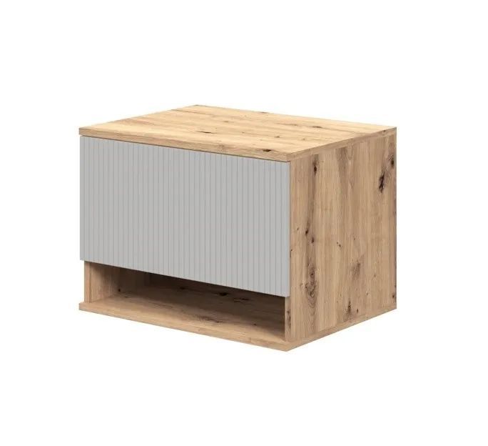 Szafka Halmar pod umywalkę AVIOLA 1S 60cm dąb artisan/kaszmirowy mat 1 szt