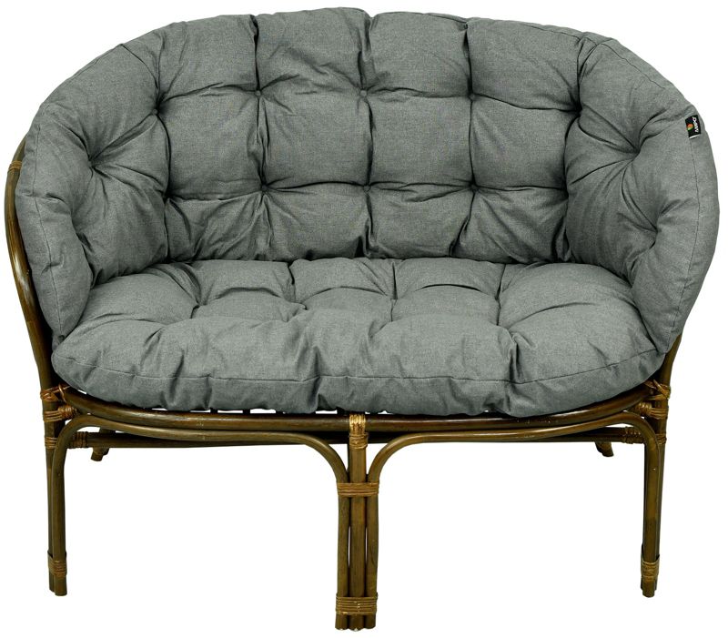 Poduszka na sofę rattanową wiklinową AMPO szary turia 1 szt.