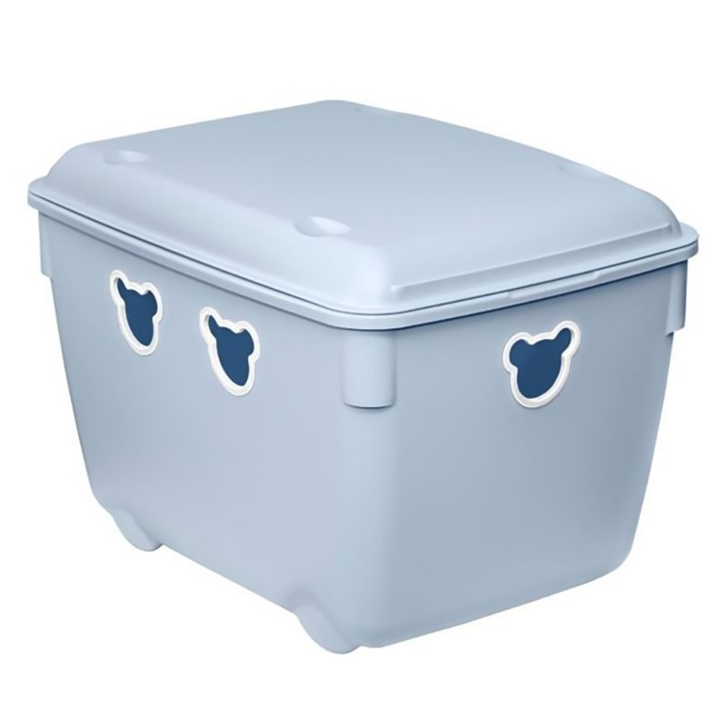 Pojemnik Plastikowy Na Zabawki EDANTI 40 L Miś Niebieski 1 szt.