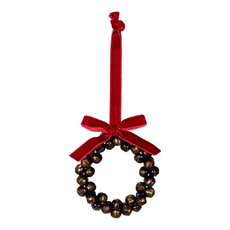 Ozdoba choinkowa wieniec zdzwoneczków