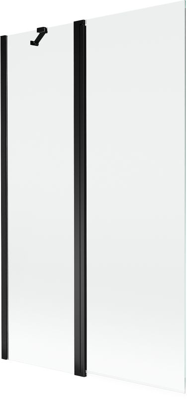 Parawan nawannowy Mexen Mist czarny 110 x 150 cm 2-skrzydłowy - 8A9-110-011-70-00 1 szt.