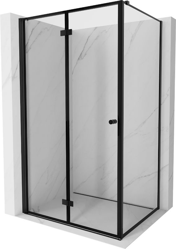 Kabina prysznicowa składana Mexen Mist-F T czarna 110 x 80 cm - 8A6T-110-080-70-70-L 1 szt.