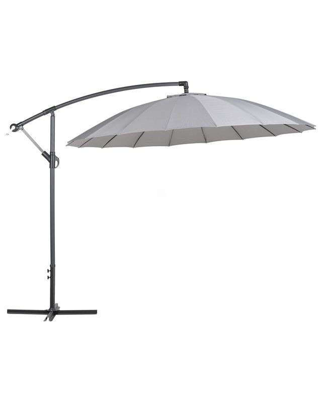 Parasol ogrodowy 268 cm ciemnoszary Calabria II 1 szt.