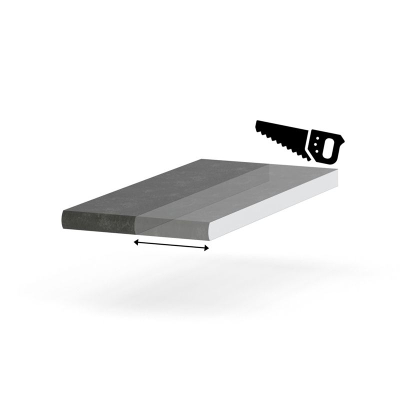 Blat Kuchenny Hurtownia-Mebli 28mm Blande 10-19 19cm Metalic 19x60x cm 1szt.