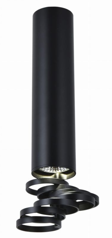 Spot Candellux Tuba czarny 1 x GU10 x 50W IP20 wym: 6 x 6 cm - 1 szt.