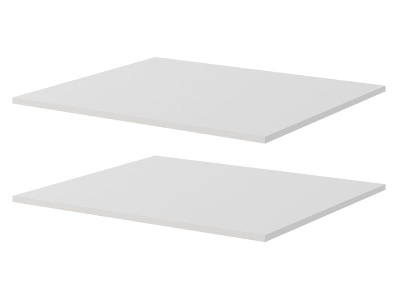 Dwie półki MIRJAN 24 Maxi MX12 do szafy MX02 biały
