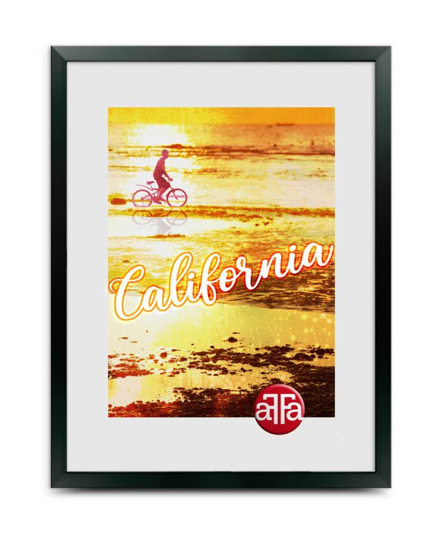 Ramka na zdjęcia prosta One Art California 30x40 cm czarny 1 szt