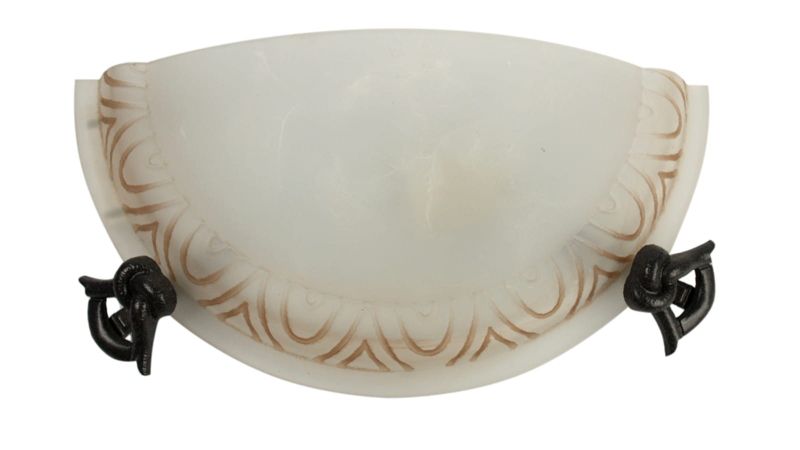 Plafon sufitowy lampa Candellux Gio patyna-biały 1 x E27 x IP20 wym: 15 x 30 x 9 cm - 1 szt.