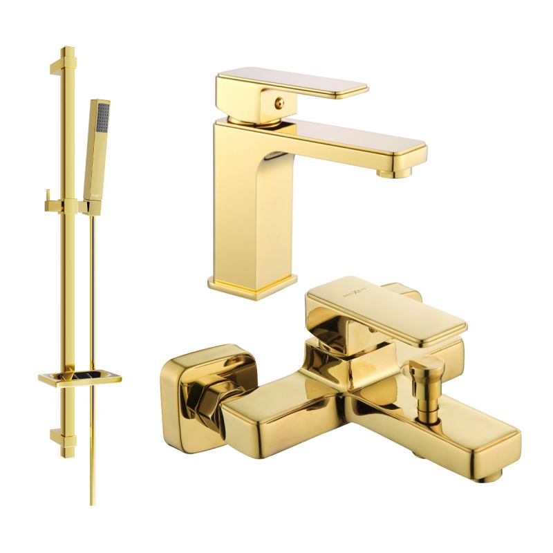 Zestaw wannowy Mexen Cetus złoty 744303DQ77-50 1 szt.