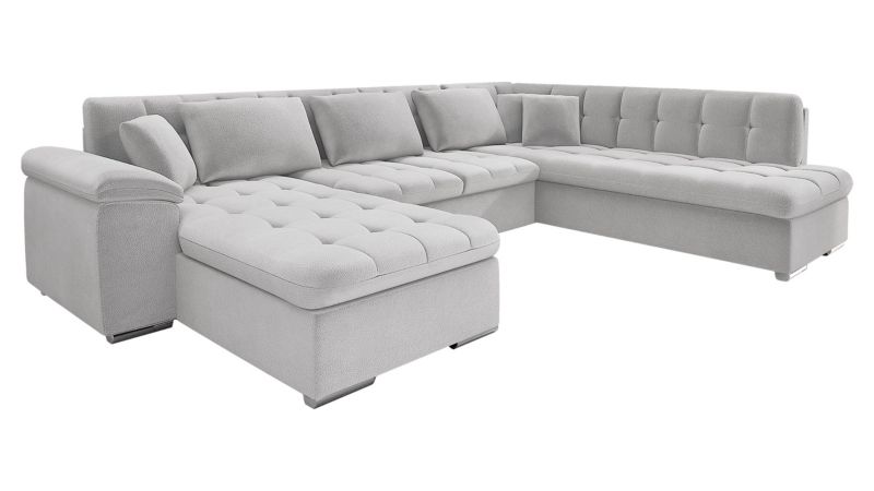 Narożnik z funkcją spania MIRJAN 24 Niko Premium lewy popielaty 1 szt.