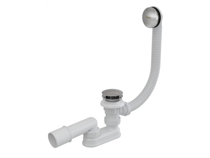 Syfon wannowy Ravak Click-Clack z przelewem 570 mm chrom 1 szt