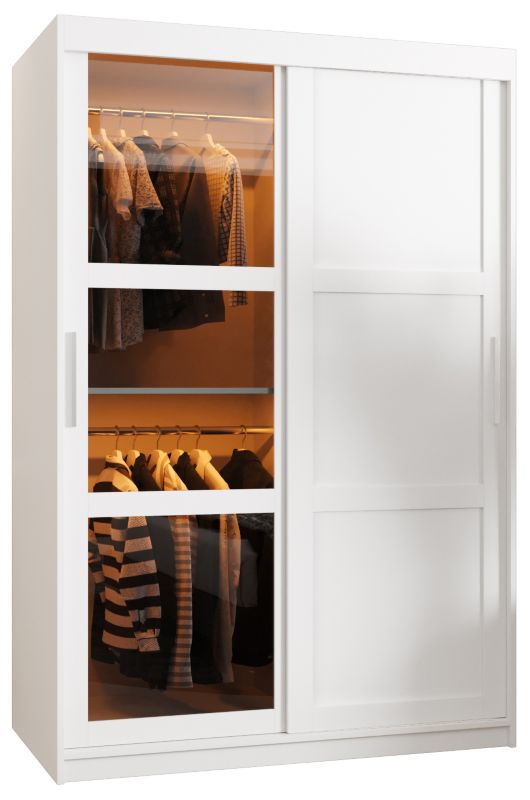 Szafa przesuwna Garderoba DOME 3 120 biały