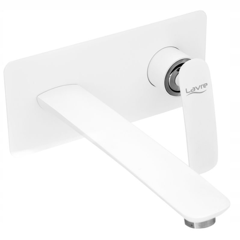 Bateria Umywalkowa Granitan Podtynkowa Kwadratowa Tony Biała 1 szt.