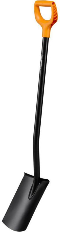 Szpadel prosty Fiskars Solid z metalowym trzonkiem