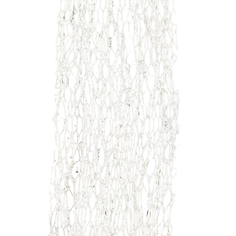 Taśma dekoracyjna 6,3 cm 2,7 m srebrna