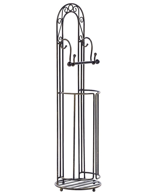 Stojak na papier toaletowy Temuco Metal Czarny 1 szt.