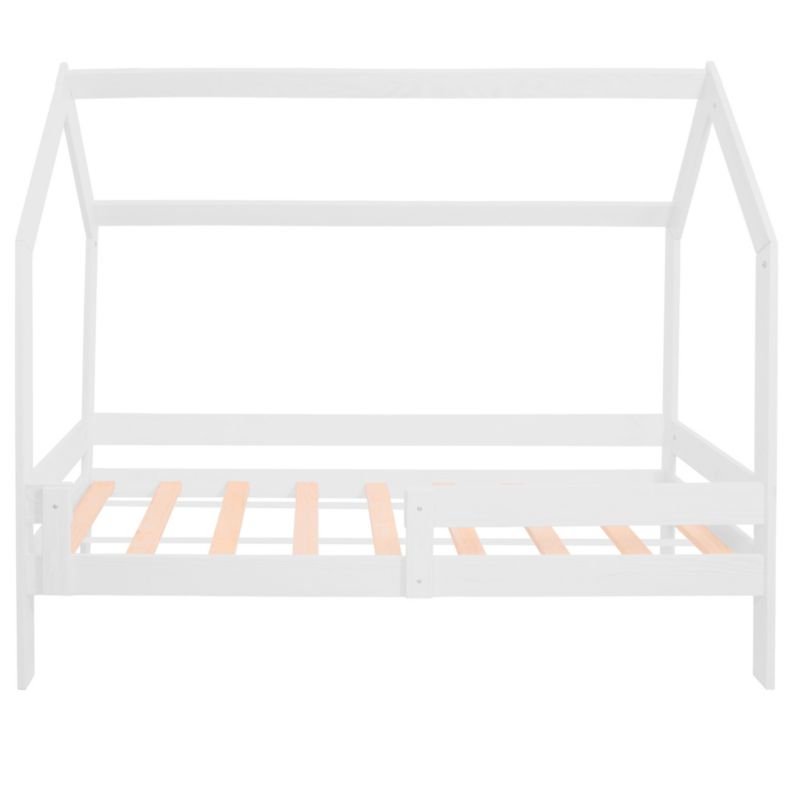 Łóżko dla dzieci domek 160x80 cm Springos z drewnianym stelażem 1 szt.