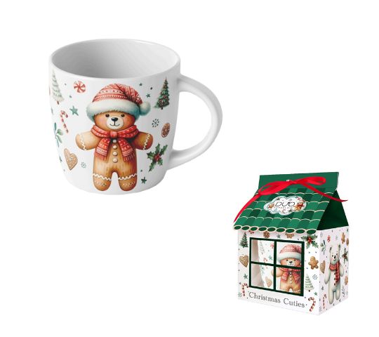 Kubek Christmas Cuties Domek DUO porcelanowy świąteczny 400 ml 1 szt.