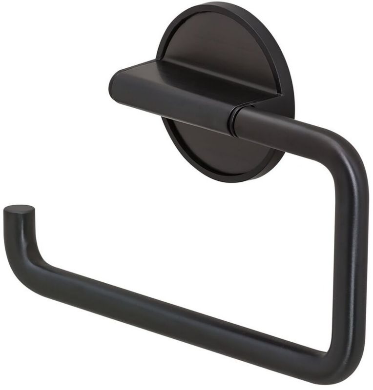 Uchwyt na papier toaletowy Tiger Tune czarny mat/szczotkowany bez wiercenia 1 szt.