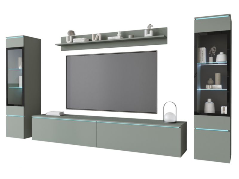 Meblościanka MINIO go for it VEVE 2 mglista zieleń , 1 szt.