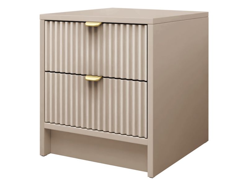 Stolik nocny MIRJAN 24 Tireno 2SZ beż piaskowy 1 szt.