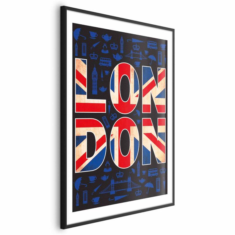 Plakat Artgeist Miasto kultury 40x60 cm z ramą czarną 1 szt