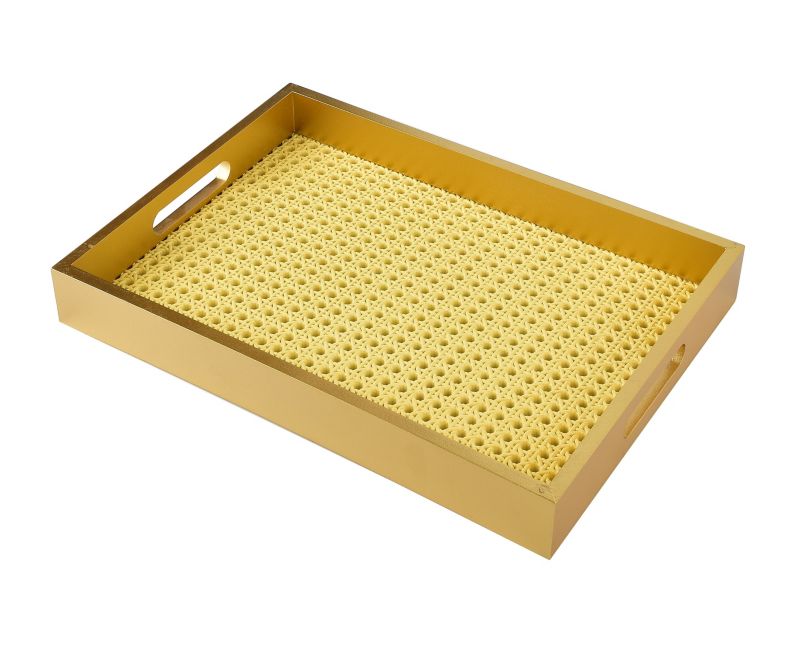 Taca śniadaniowa MONDEX DAZ 360 x 260 x 50 mm Złoty 1 szt.