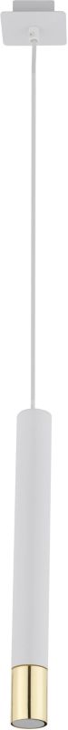 Lampa wisząca Sopel grand 1-punktowa GU10 biała / złota