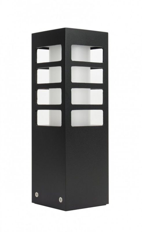Lampa ogrodowa stojąca SU-MA Rado czarna 1 x E27 x IP54 wym: 25 x 8 x 8 cm - 1 szt.